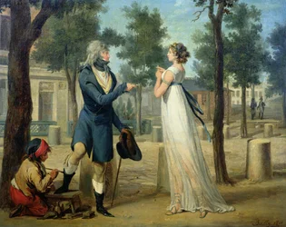 Incroyable et Merveilleuse à Paris, 1797
